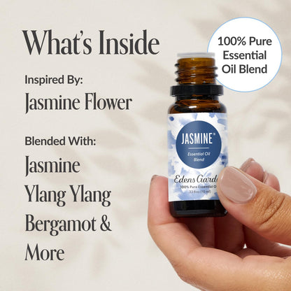 Edens Garden Jasmine Essential Oil Blend – 100% Pure, Premium Grade, 10 ml