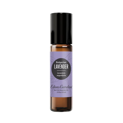 Edens Garden Lavender Bulgarian Essential Oil Roll-On – 100% Pure, Pre-Diluted 10 ml