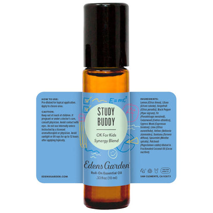 Edens Garden Study Buddy Essential Oil Roll-On Blend - 100% Pure Premium Grade - 10 ml