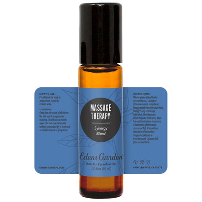 Edens Garden Massage Therapy Roll-On Oil – 100% Pure, Premium Grade, Skin Safe (10 ml)