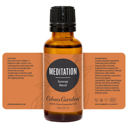 Edens Garden Meditation Essential Oil Blend - 30 ml (1 oz) | 100% Pure Premium Grade