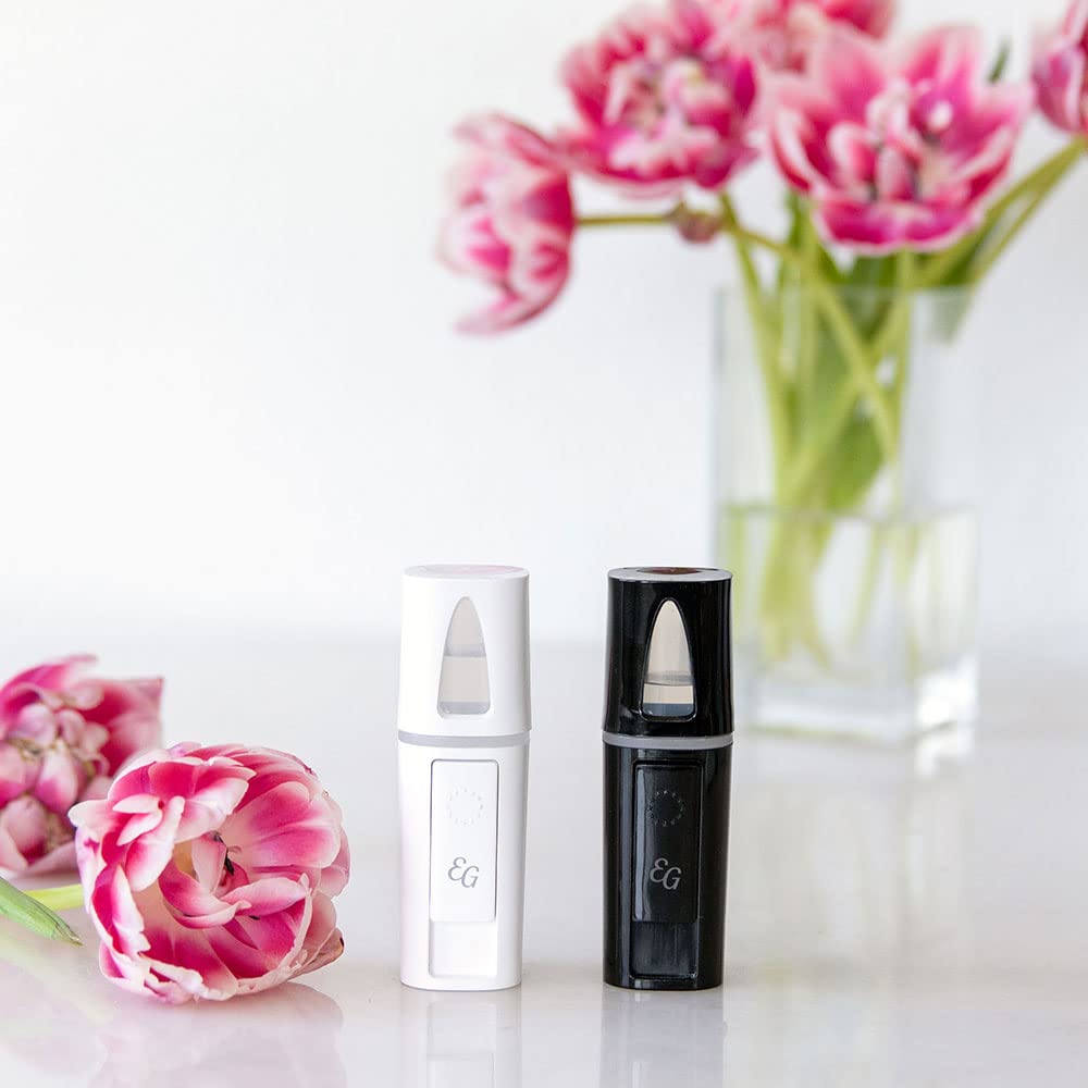 Edens Garden Mio Mist Portable Diffuser - USB Rechargeable Handheld Aromatherapy for Travel, Office & Car | Black