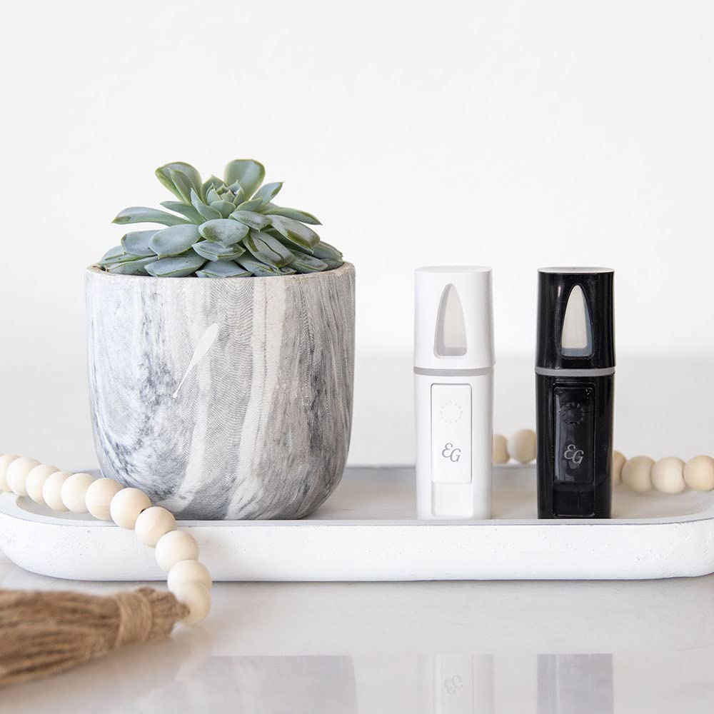 Edens Garden Mio Mist Portable Diffuser - USB Rechargeable Handheld Aromatherapy for Travel, Office & Car | Black