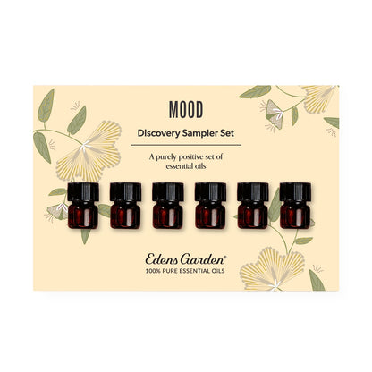 Edens Garden Mood Essential Oils Discovery 6 Set – 100% Pure Therapeutic Grade