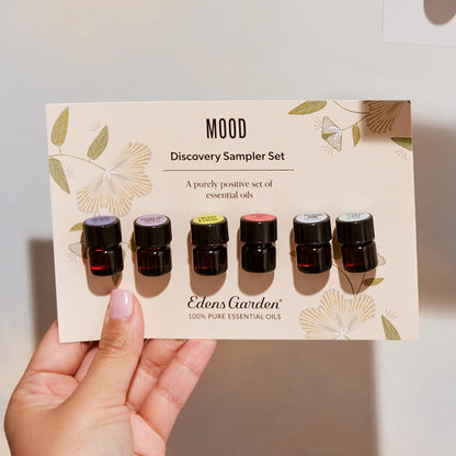 Edens Garden Mood Essential Oils Discovery 6 Set – 100% Pure Therapeutic Grade