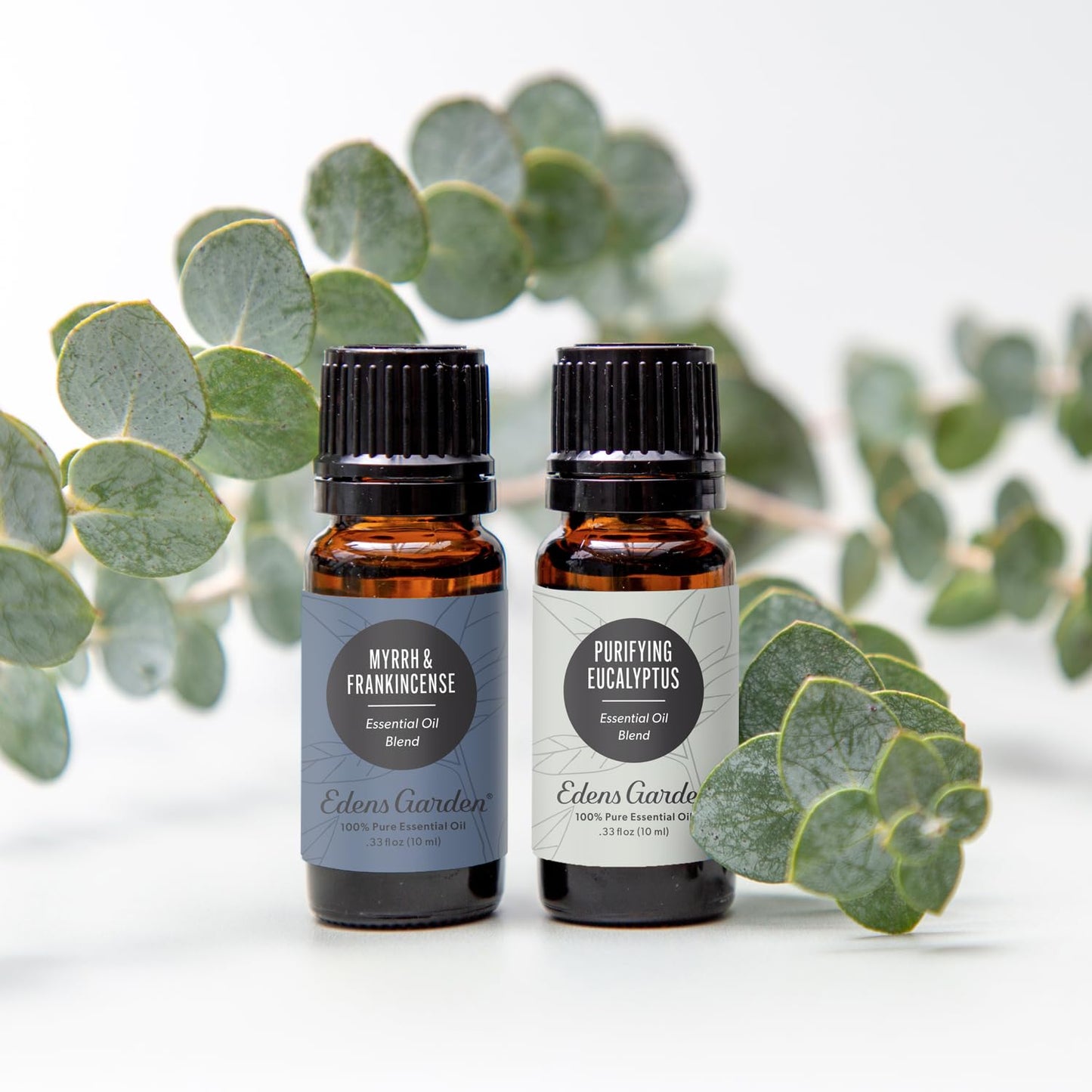 Edens Garden Myrrh & Frankincense Essential Oil Roll-On - 10 ml, Pre-Diluted, Premium Grade, Kid & Skin Safe
