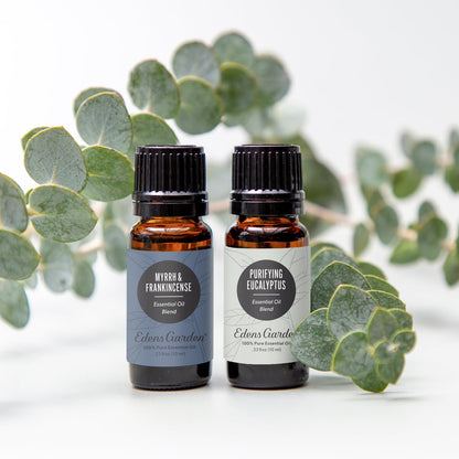 Edens Garden Myrrh & Frankincense Essential Oil Roll-On - 10 ml, Pre-Diluted, Premium Grade, Kid & Skin Safe