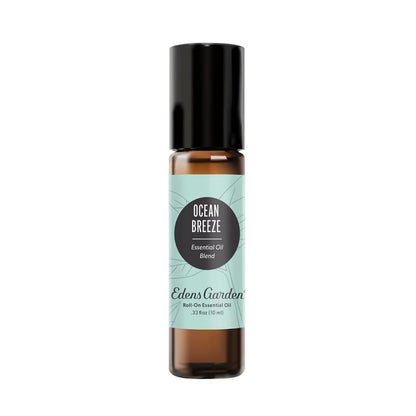 Edens Garden Ocean Breeze Roll-On – 100% Pure Essential Oil, 10 ml, Kid & Skin Safe