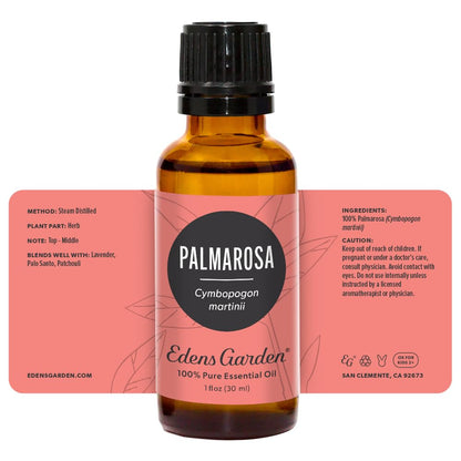 Edens Garden Palmarosa Essential Oil – 100% Pure, Premium Grade, 30 ml