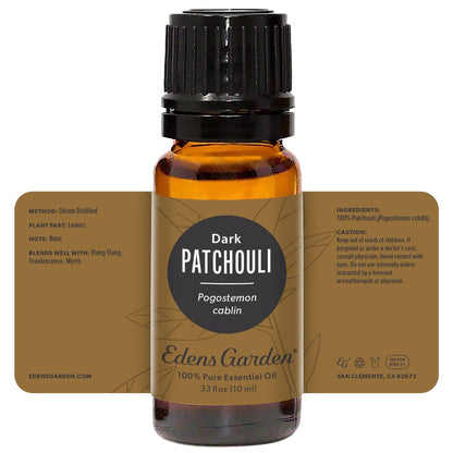 Patchouli Dark Essential Oil – Edens Garden 10 ml, Pure & Therapeutic