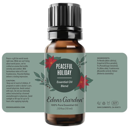 Edens Garden Peaceful Holiday Essential Oil Blend – 100% Pure Premium Grade, 10 ml