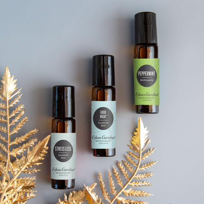 Edens Garden Essential Oil Roll-On 3-Pack – 10 ml Each | 100% Pure Therapeutic Grade & Natural Aromatherapy
