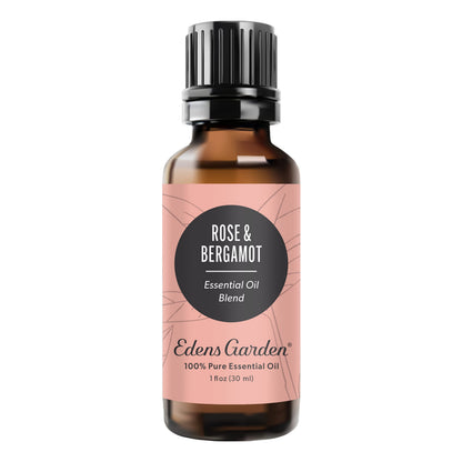 Edens Garden Rose Bergamot Essential Oil Blend – 100% Pure, Premium Grade (30 ml)