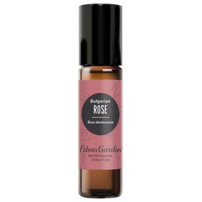 Edens Garden Rose Bulgarian Absolute Roll-On - 100% Pure Essential Oil, 10 ml