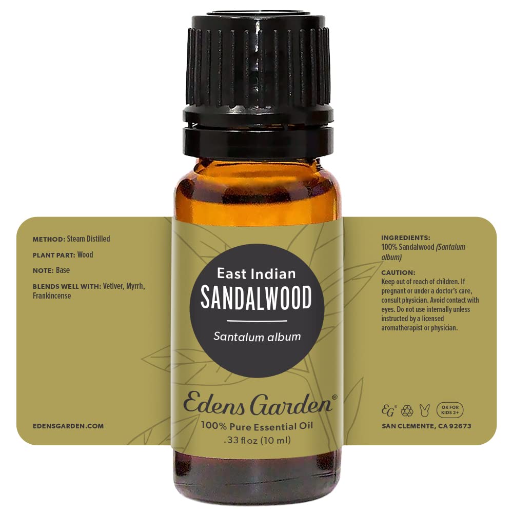 Edens Garden Sandalwood Essential Oil – 100% Pure Premium Grade (10 ml)
