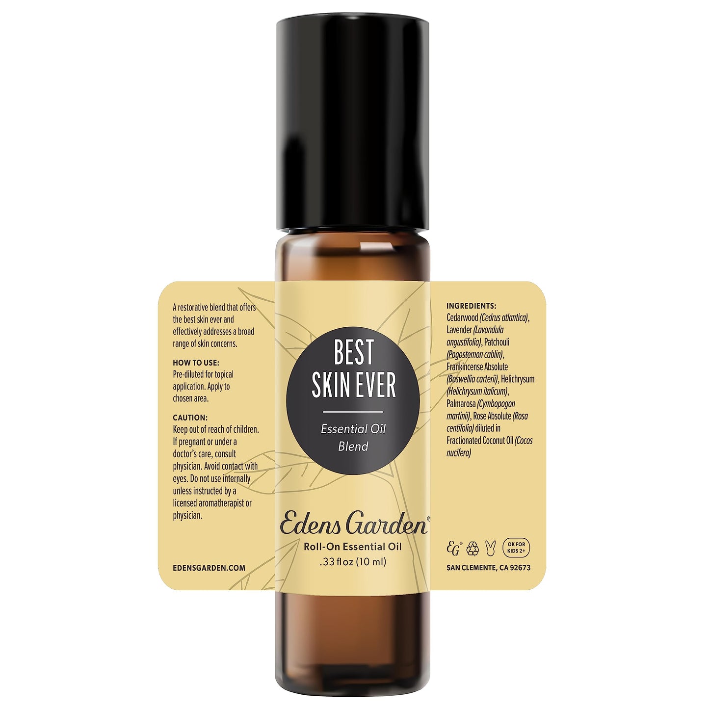 Edens Garden Best Skin Ever Essential Oil Roll-On – 100% Pure, Premium Grade, 10 ml