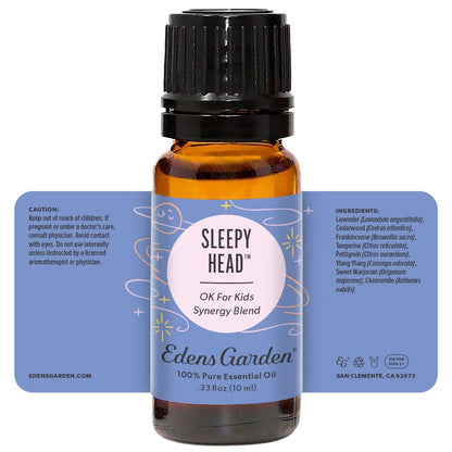Sleepy Head Essential Oil Blend by Edens Garden - 100% Pure, Premium Grade, 10 ml