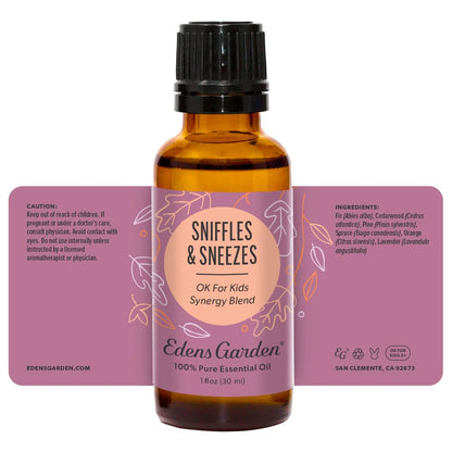 Edens Garden Sniffles & Sneezes Essential Oil Blend - 30 ml - Pure & Premium