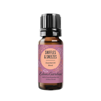 Edens Garden Sniffles & Sneezes Essential Oil Blend – 10 ml, 100% Pure