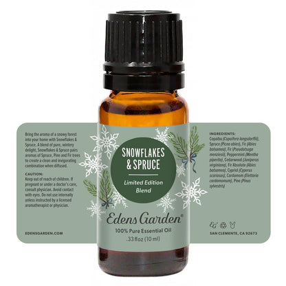 Edens Garden Snowflakes & Spruce Essential Oil Blend - 10 ml