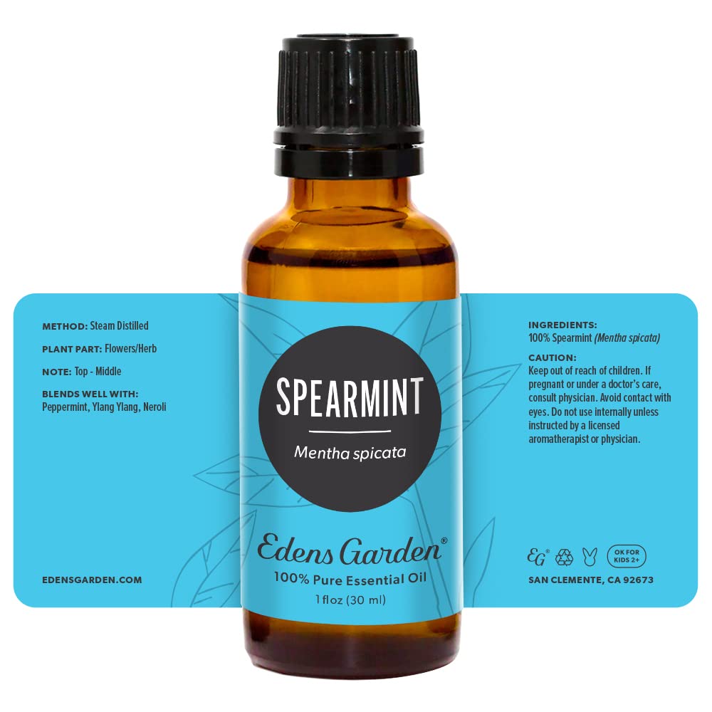 Edens Garden Spearmint Essential Oil – 100% Pure, Premium Grade, 30 ml