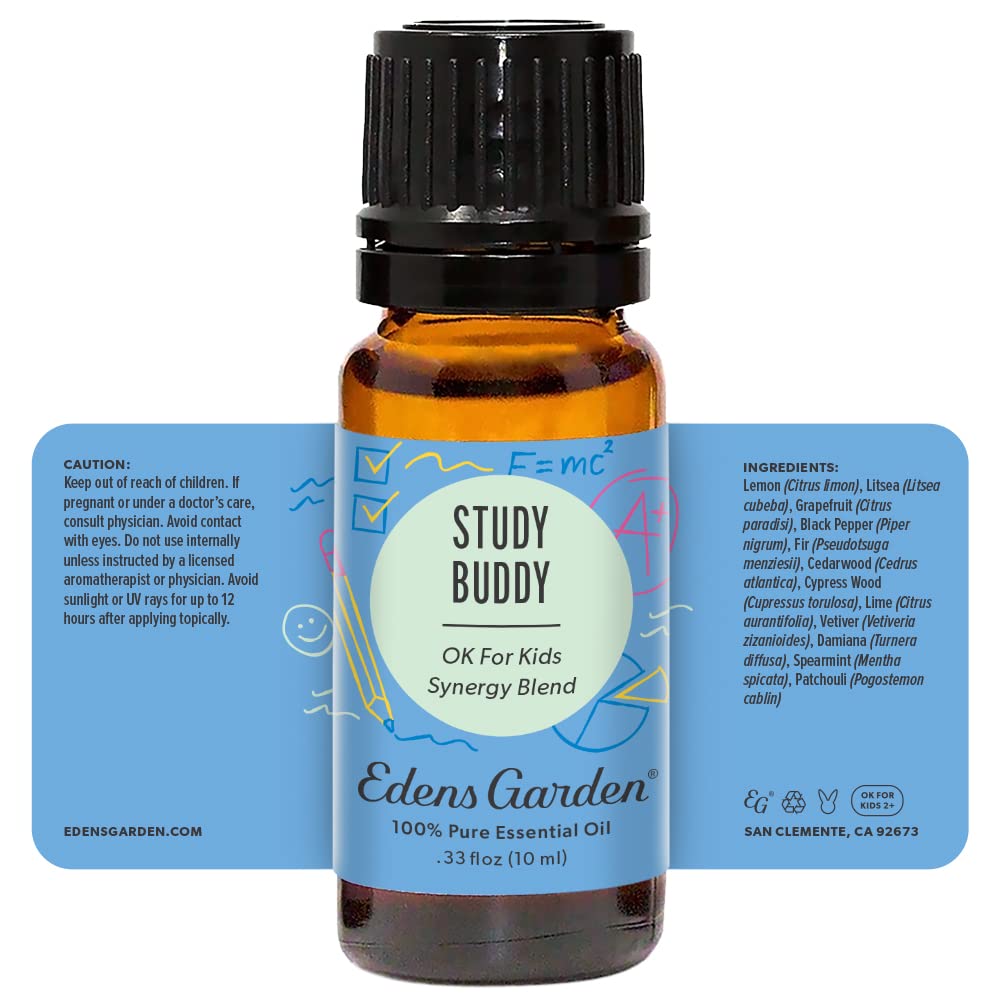 Edens Garden Study Buddy Essential Oil Blend - 100% Pure, Premium Grade, 10 ml