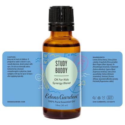 Edens Garden Study Buddy Essential Oil Blend – 100% Pure, Premium Grade, Kid Safe, 30 ml