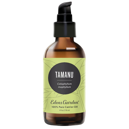 Edens Garden Tamanu Carrier Oil - 100% Pure, Cold-Pressed, Hexane-Free | 118 ml (4 oz)