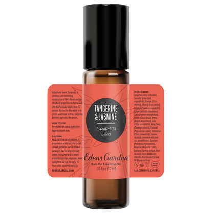 Edens Garden Tangerine Jasmine Essential Oil Roll-On – 100% Pure, Premium Grade, 10 ml
