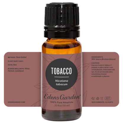 Edens Garden Tobacco Absolute Essential Oil – 100% Pure, 10 ml
