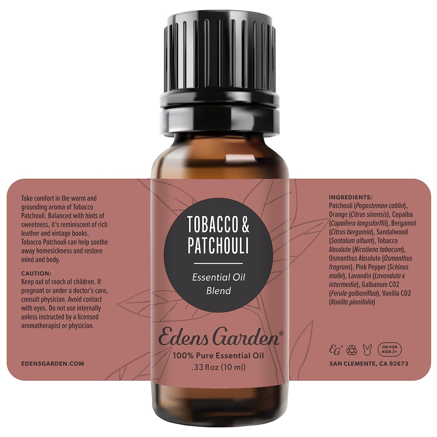 Edens Garden Tobacco Patchouli Essential Oil Blend - 10 ml | 100% Pure, Premium Grade