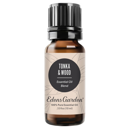 Edens Garden Tonka & Wood Essential Oil Blend – 100% Pure Premium Grade, 10 ml