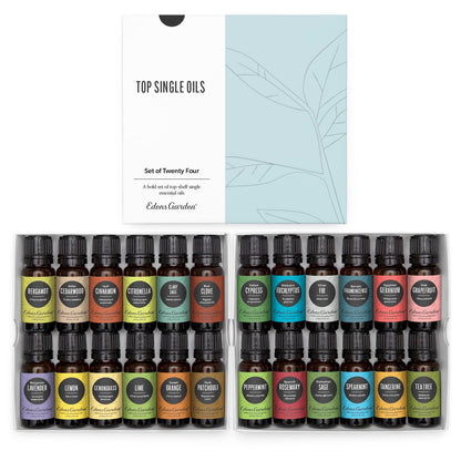 Edens Garden Essential Oils Top 24 Set – 24 x 10 ml, 100% Pure Therapeutic Grade