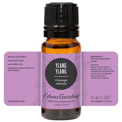 Edens Garden Ylang Ylang Essential Oil – 100% Pure, Premium Grade, 10 ml