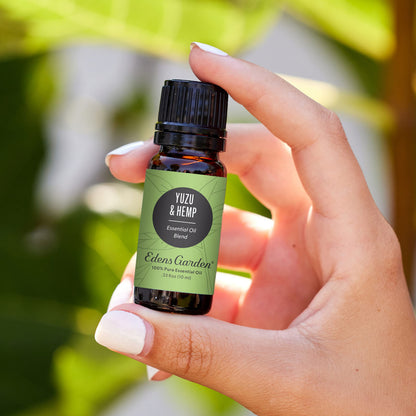Edens Garden Yuzu & Hemp Essential Oil Blend – 100% Pure, Premium Grade, 10 ml