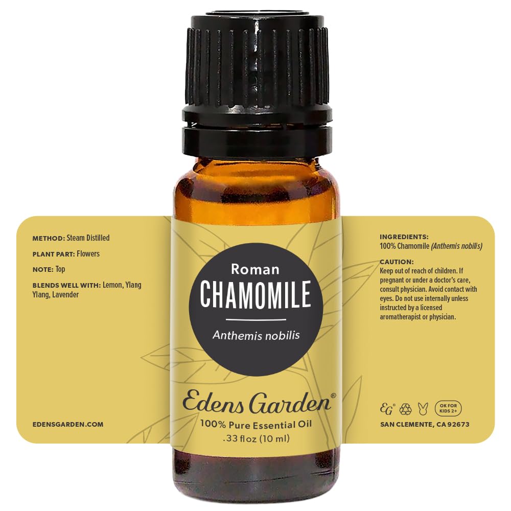 Edens Garden Chamomile Roman Essential Oil 10 ml – 100% Pure Premium Grade for Aromatherapy & Diffusers