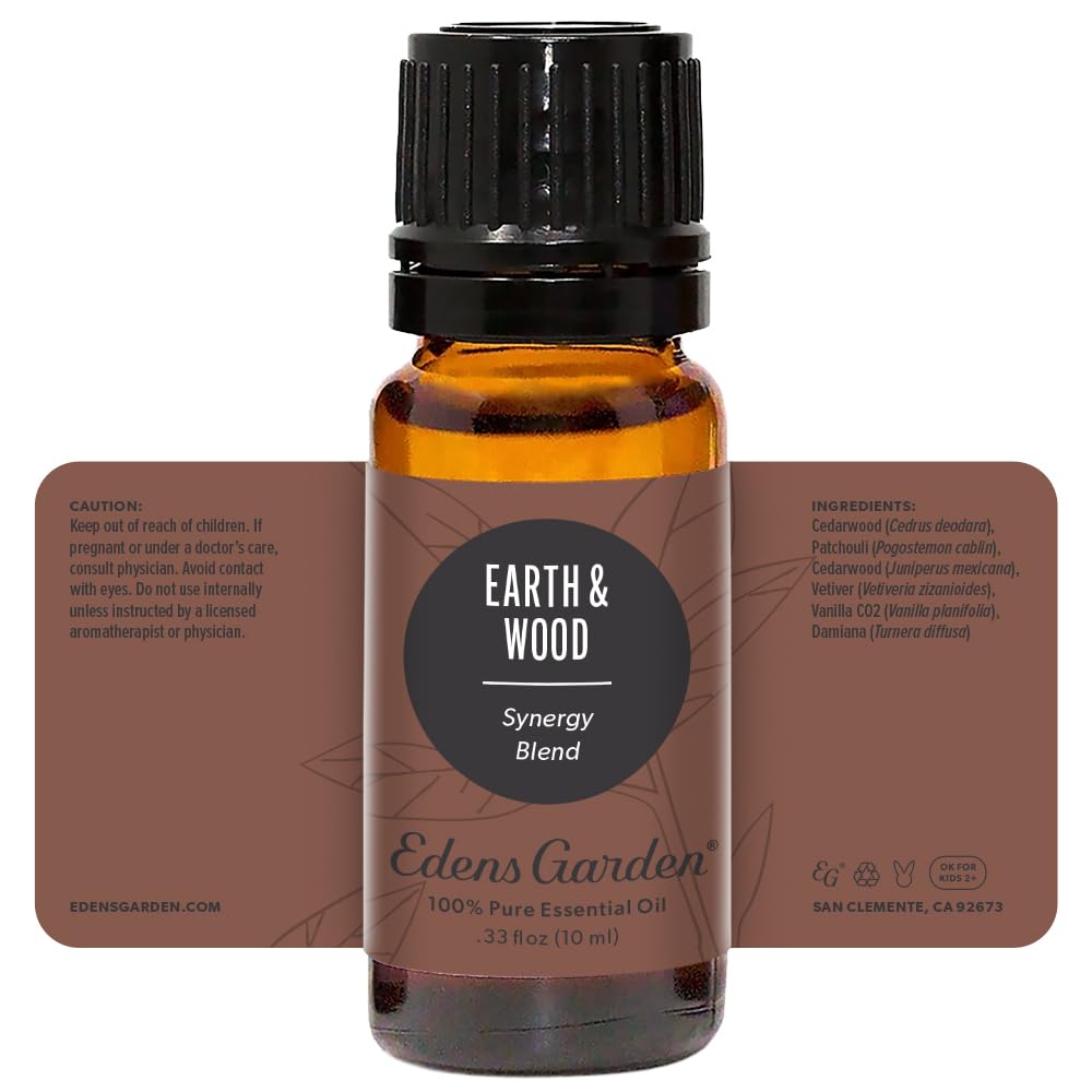 Edens Garden Earth & Wood Essential Oil Blend - 100% Pure Premium Grade, 10 ml