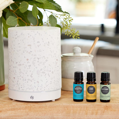 Edens Garden Essential Oils 3 Set – 10 ml Each – 100% Pure Therapeutic Grade – Eucalyptus, Lemon & Peppermint
