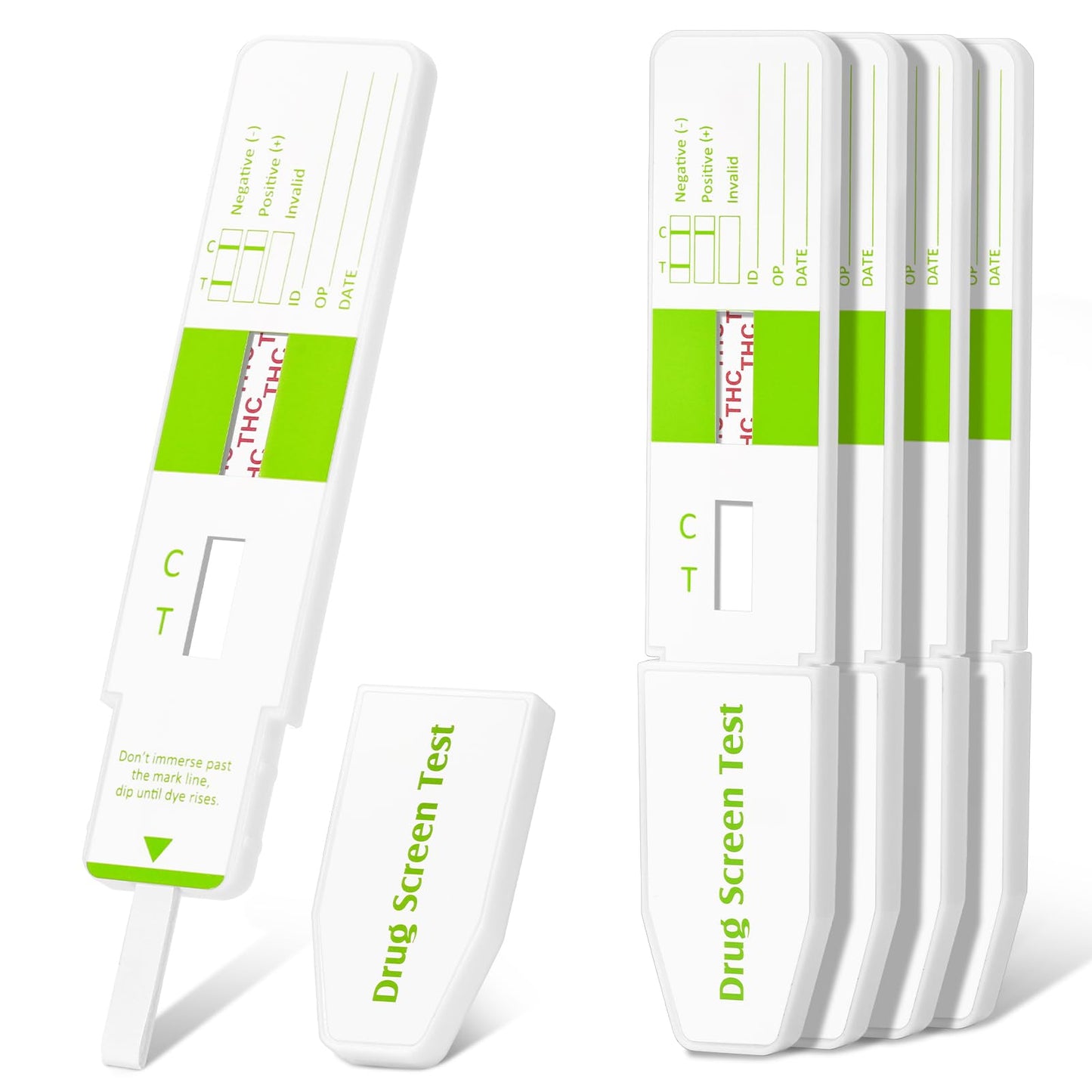 Easy@Home THC Dip Card Kit – Urine Test Strips, 50 ng/mL, EDTH-115 (Pack of 5)