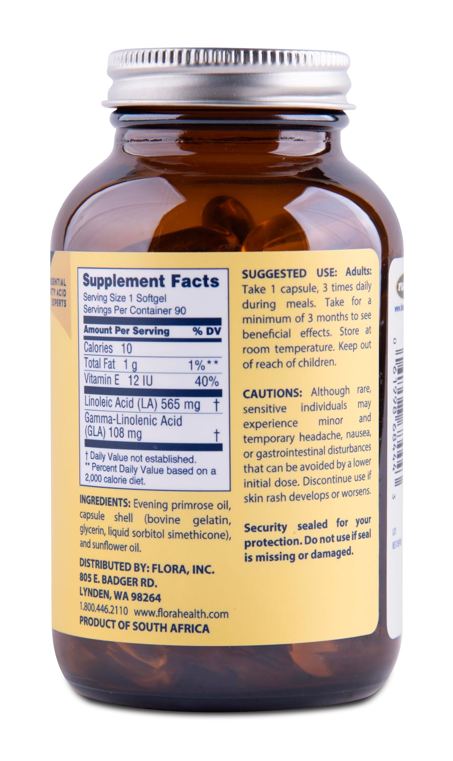 Efamol Evening Primrose Oil 90 Softgels – Skin Moisture, Elasticity & Firmness | 11% GLA