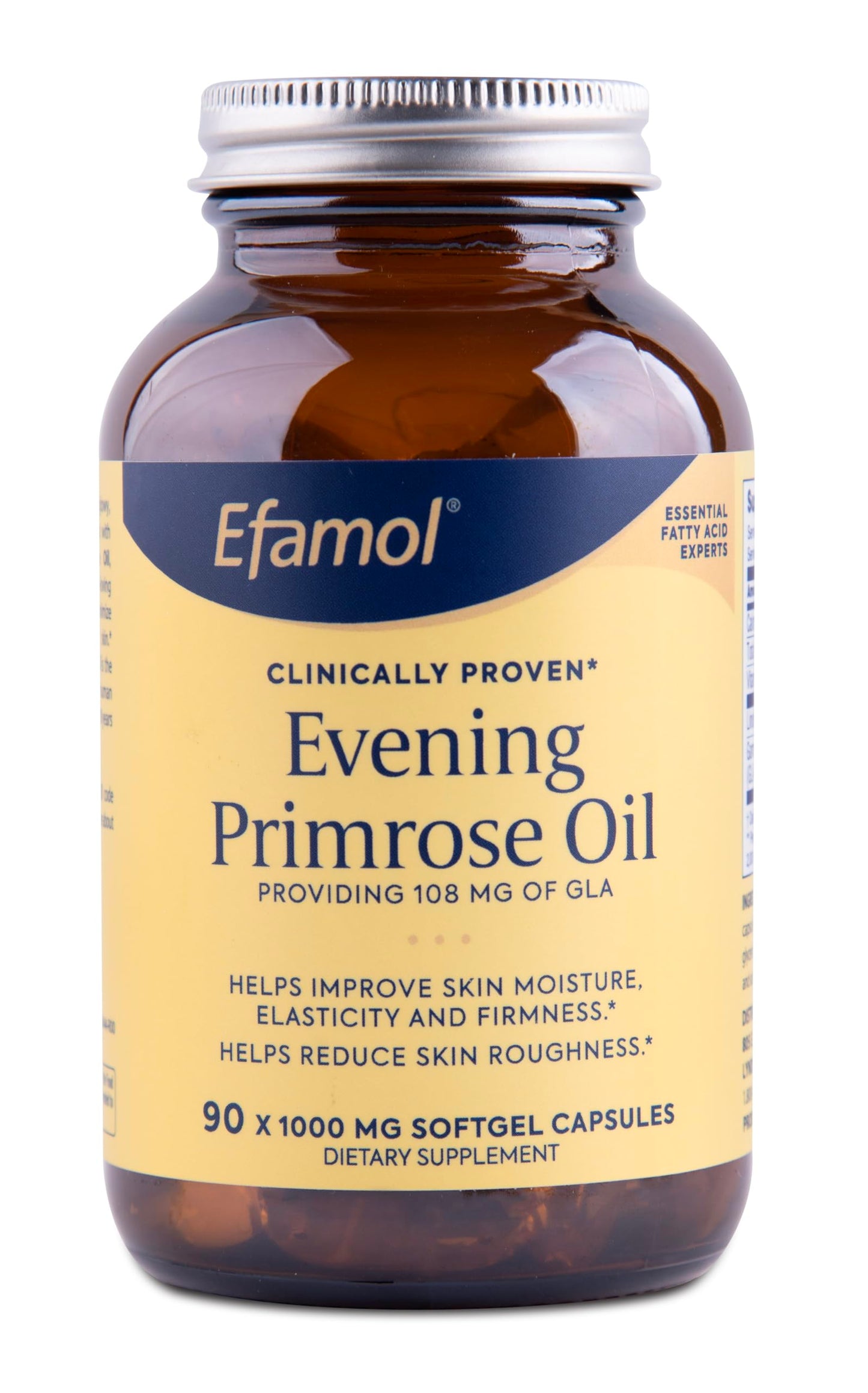 Efamol Evening Primrose Oil 90 Softgels – Skin Moisture, Elasticity & Firmness | 11% GLA