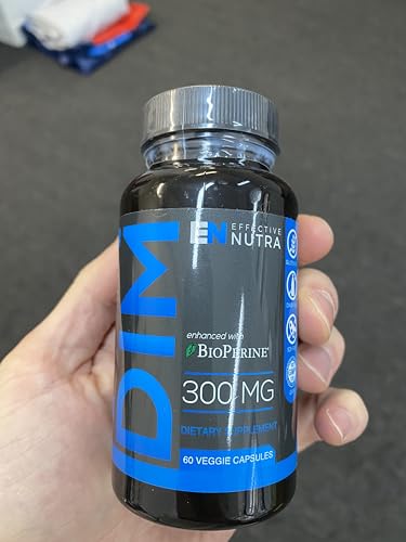 Effective Nutra Dim 300mg with BioPerine – Extra Strength Estrogen Blocker for Men & Women | Hormone & Metabolism Support | 4 Month Supply