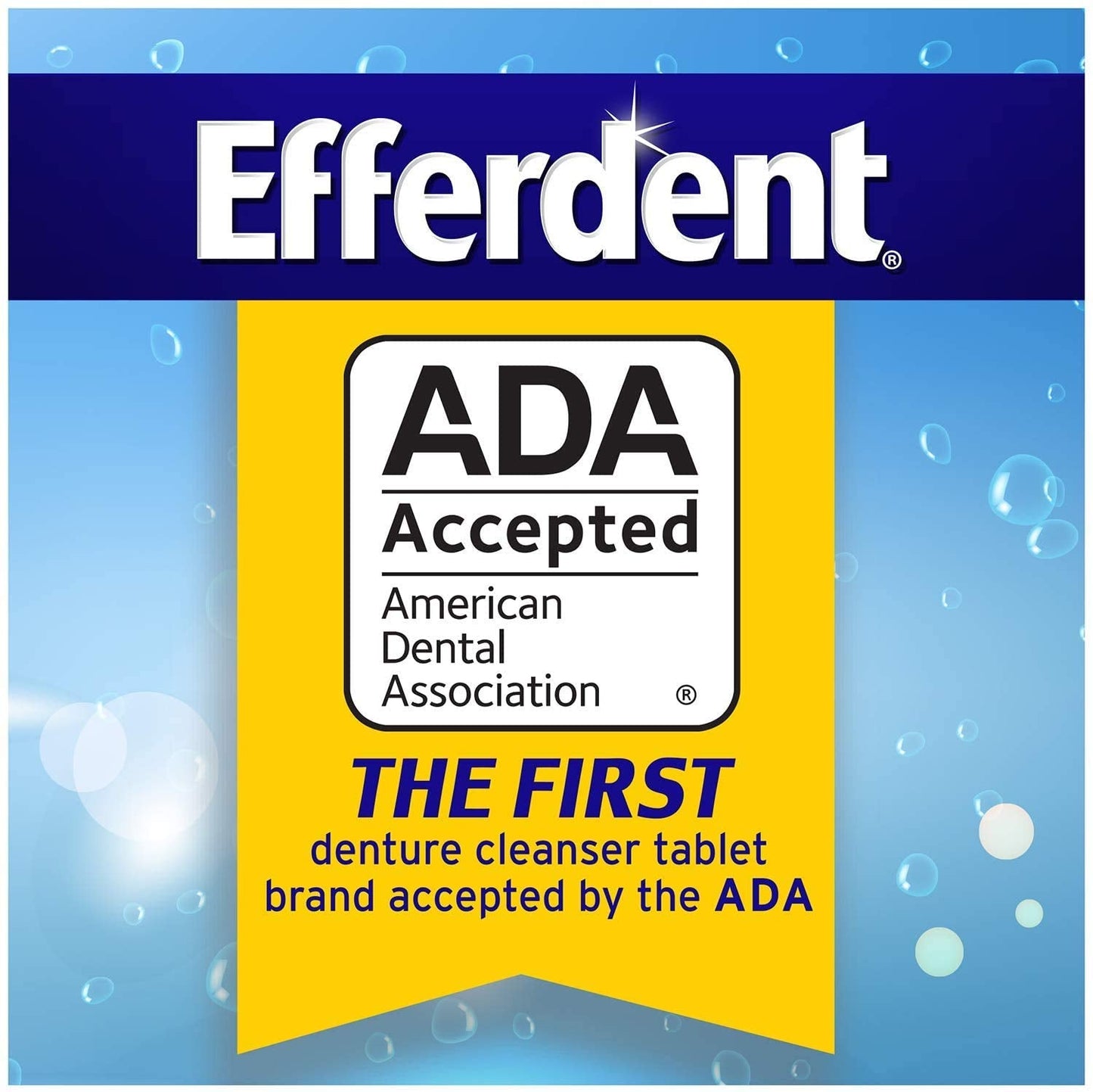 Efferdent Anti-Bacterial Denture Cleanser - 126 Count
