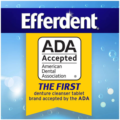 Efferdent Anti-Bacterial Denture Cleanser - 126 Count