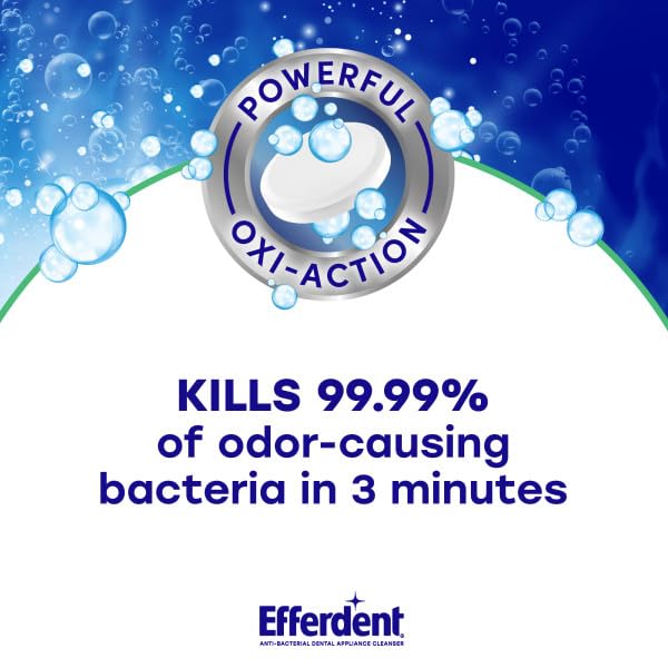 Efferdent Plus Mint Denture Cleanser Tablets – 90 Ct (Pack of 7)
