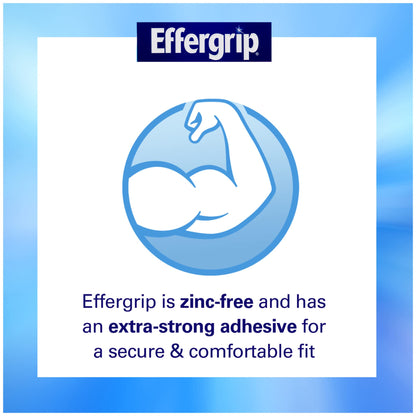 Effergrip Denture Adhesive Cream – Minty Fresh, 2.5 oz, Zinc-Free