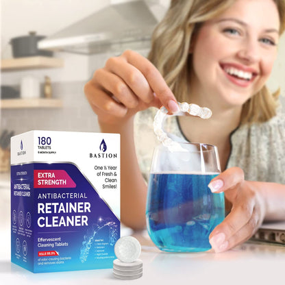Retainer & Denture Cleaner | 180 Tablets for Aligners & Night Guards