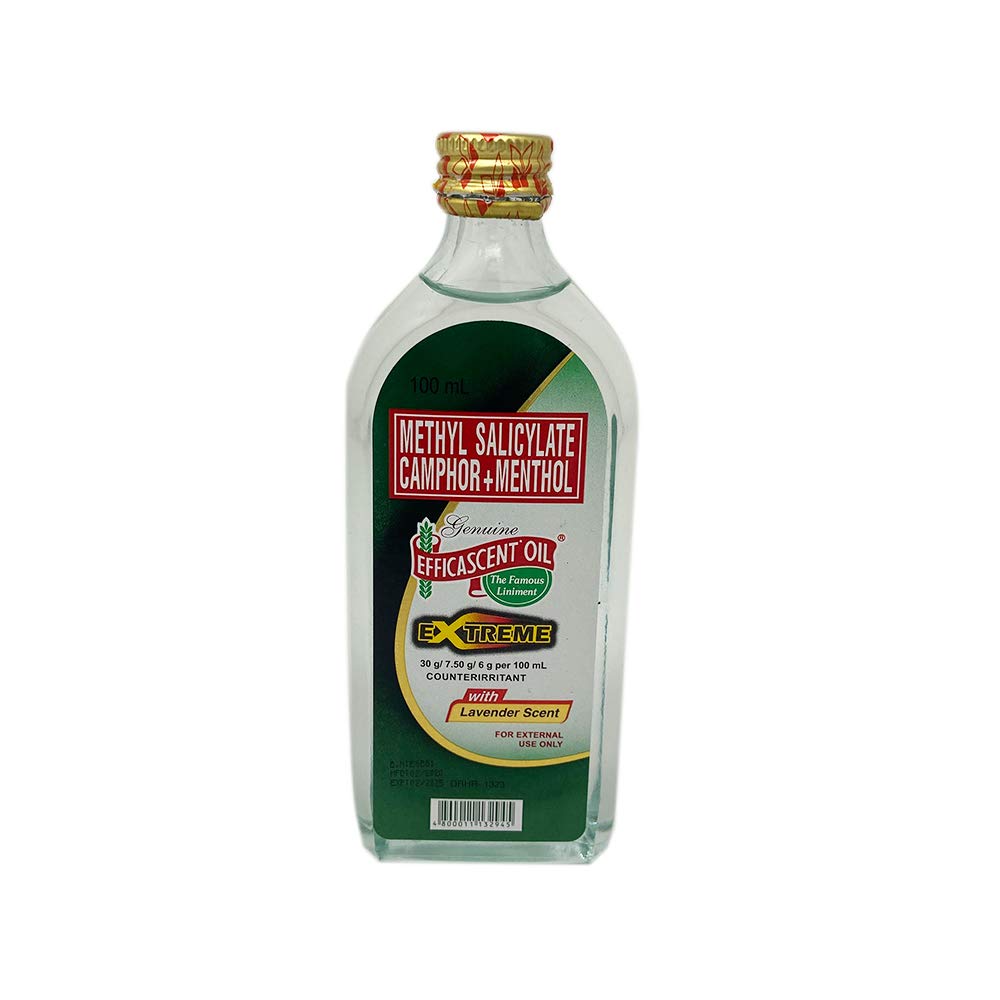 Efficascent Oil Extreme Strength – Methyl Salicylate, Camphor & Menthol (Lavender) 100ml