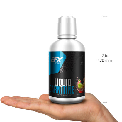 EFX Sports L-Carnitine Liquid 1500mg – Performance & Strength (31 Servings, Fruit Punch)