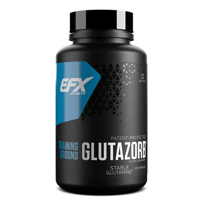 EFX Sports Training Ground Glutazorb Caps | pH-Correct Glutamine Pills | 60 Servings, 120 Capsules